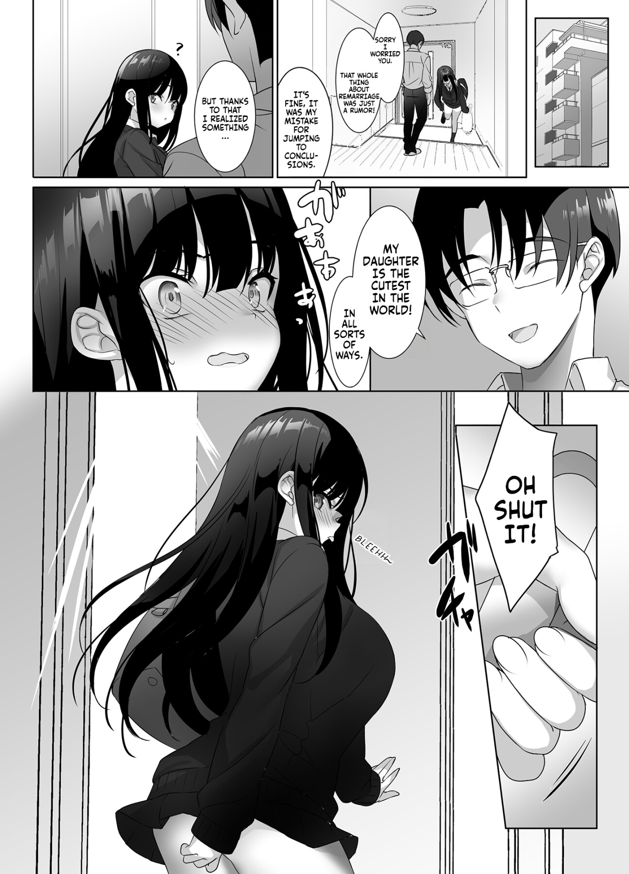 Hentai Manga Comic-Once a big tittied High-School Girl goes all out, her Daddy can't escape!-Read-32
